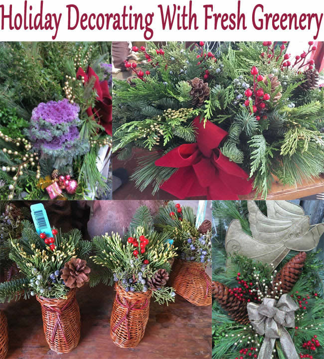 Decorating with Fresh Greenery
