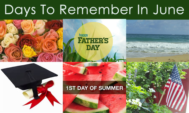 Days to Remember in May